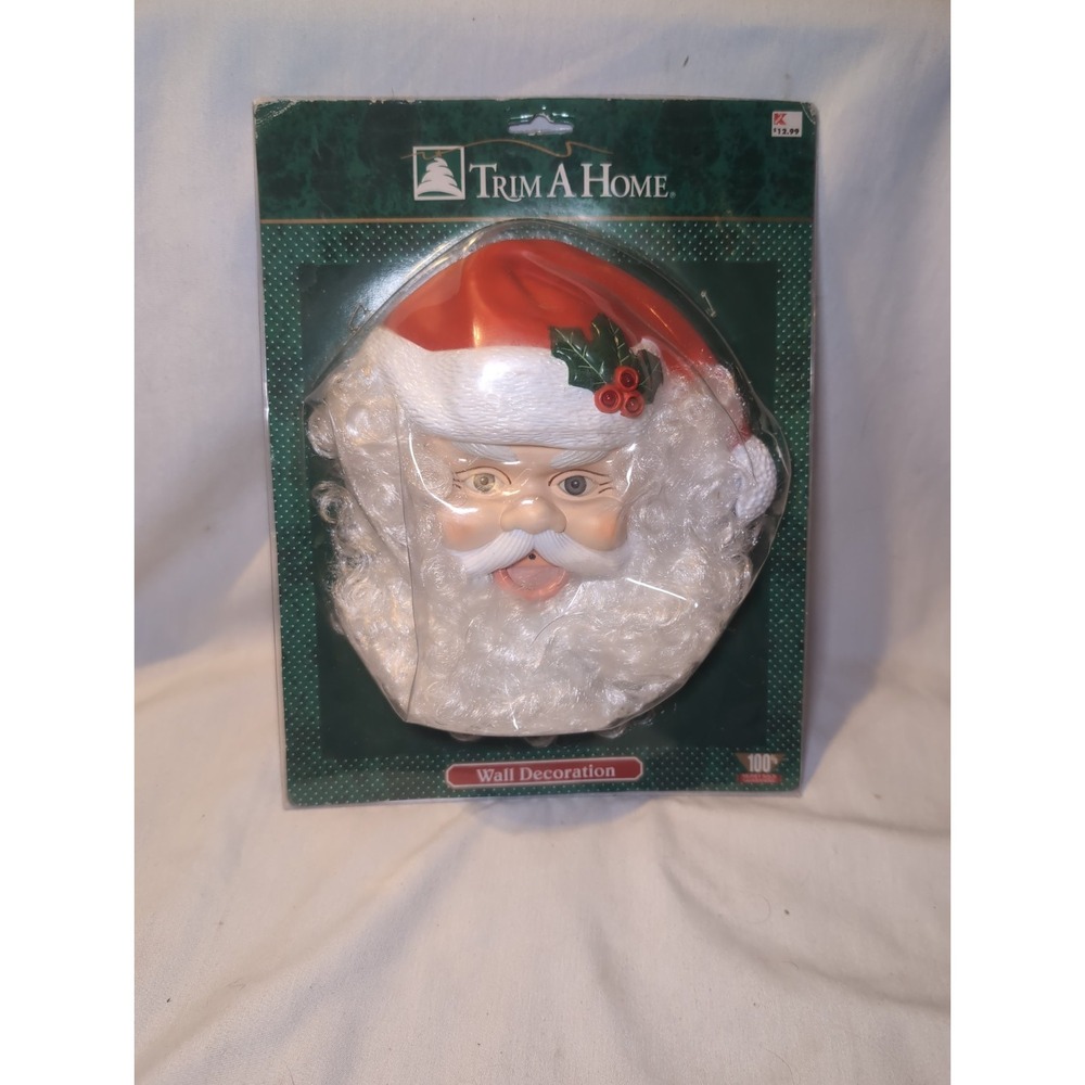 Vintage Telco Talking Musical Santa 1997 Motion Activated Wall Christmas Decor